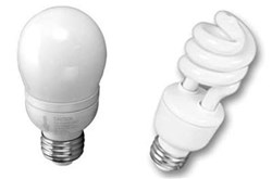 Đèn huỳnh quang tiết kiệm điện năng CFL khác với đèn led có thể gây hại cho da